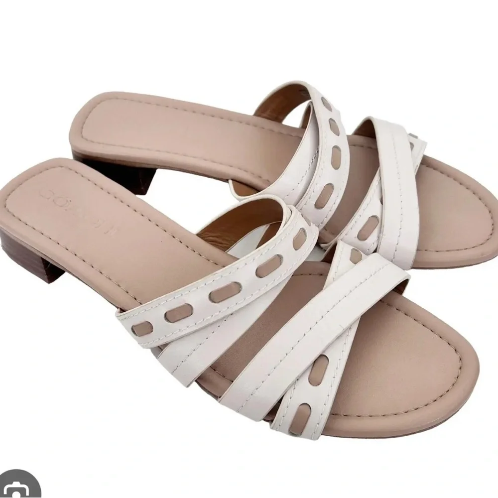 Coach Ariana slip on sandals Size 10